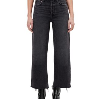 Agolde Ren High Rise Wide Leg Jeans in Arcane
