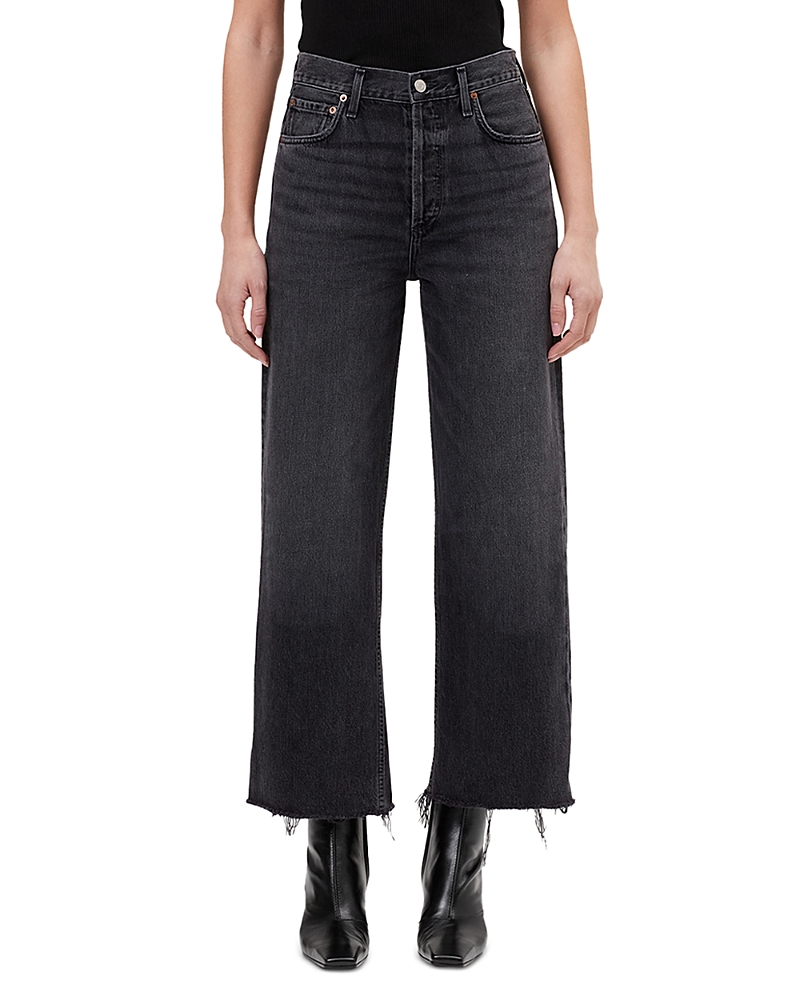 Agolde Ren High Rise Wide Leg Jeans in Arcane