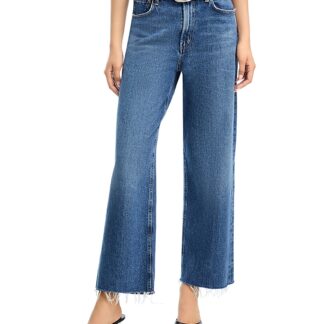 Agolde Ren High Rise Wide Leg Jeans in Chord