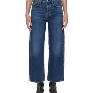 Agolde Ren High Rise Wide Leg Jeans in Control