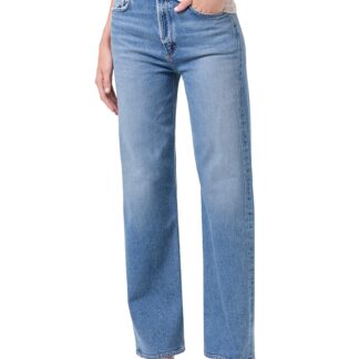 Agolde Ren High Rise Wide Leg Jeans in Measure