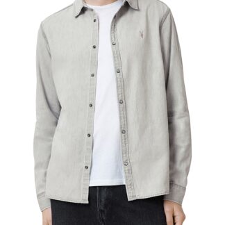 Allsaints Gleason Long Sleeve Denim Shirt
