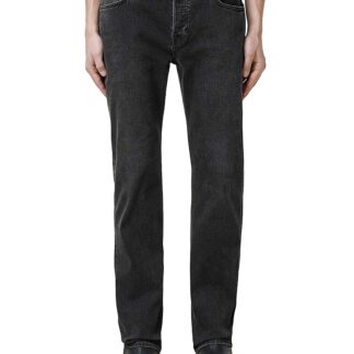 Allsaints Iggy Regular Fit Jeans in Washed Black