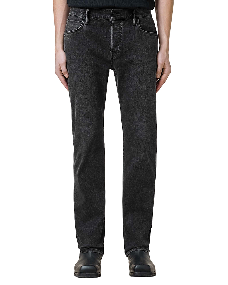 Allsaints Iggy Regular Fit Jeans in Washed Black