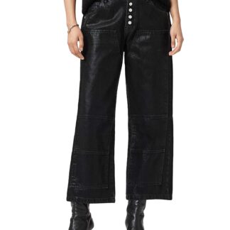 Allsaints Tay Carpenter Jeans in Coated Black