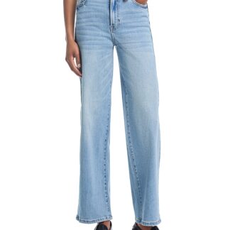 Aqua High Rise Dad Jeans in Medium Wash - Exclusive