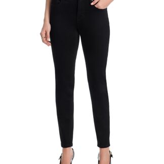 Aqua Mid Rise Skinny Jeans in Black - Exclusive