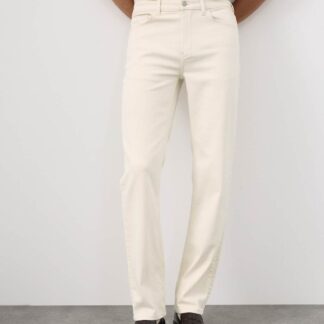 Autograph Straight Fit Italian Soft Touch Jeans Ecru