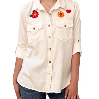 Billy T Birds of a Feather Denim Shirt