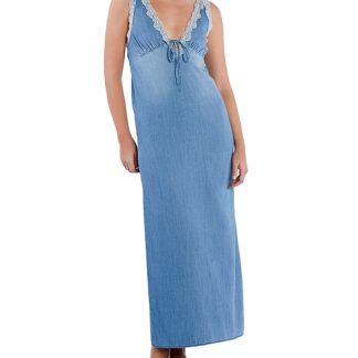 Billy T Denim Midi Slip Dress