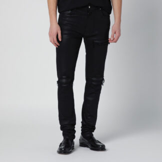 Black Wax skinny jeans