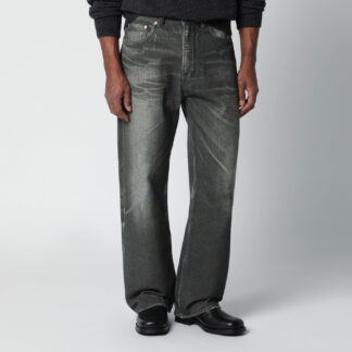 Black jeans with Aurora print