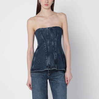 Blue Lara denim corset