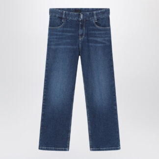 Blue denim jeans