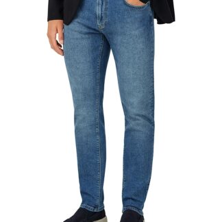 Boggi Milano Regular Fit Jeans in Medium Blue