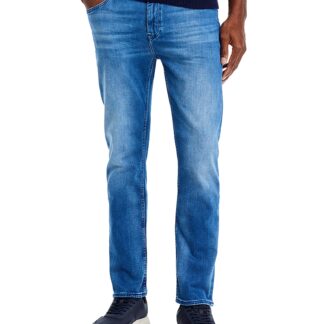 Boss Delaware Slim Fit Jeans in Medium Blue