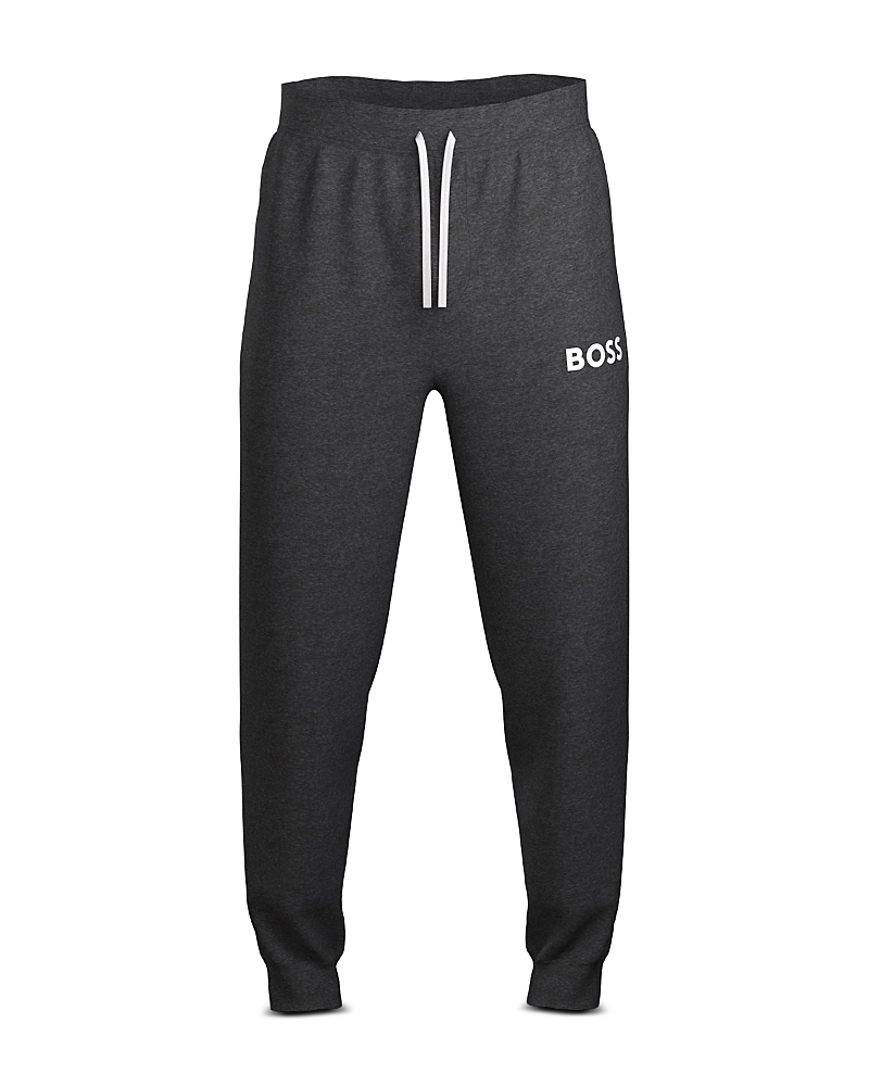 Boss Ease Cotton Logo Print Joggers Regular Fit