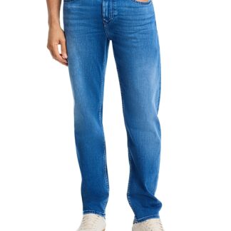 Boss Maine Regular Fit Jeans in Medium Blue