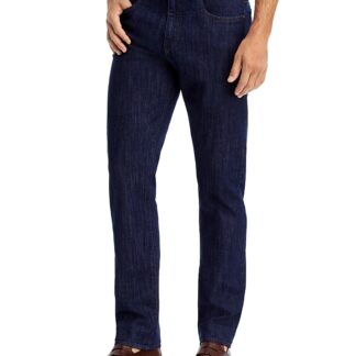 Canali Stretch Denim Straight Fit Jeans