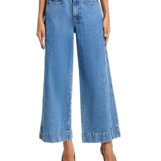 Cinq a Sept Betsy Wide Leg Jeans in Blue Mirage