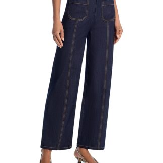 Cinq a Sept Dorothea Wide Leg Jeans in Indigo