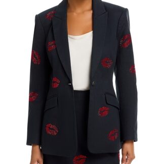 Cinq a Sept Kissing Booth Denim Blazer