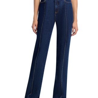 Cinq a Sept Niko High Rise Straight Jeans in Fontaine