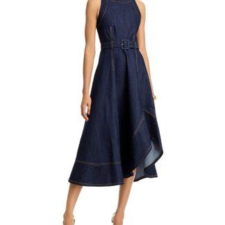 Cinq a Sept Zelda Denim Midi Dress