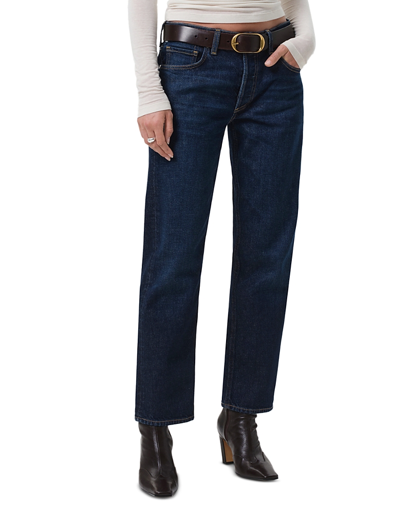 Citizens of Humanity Anissa Low Rise Straight Leg Jeans in Madison
