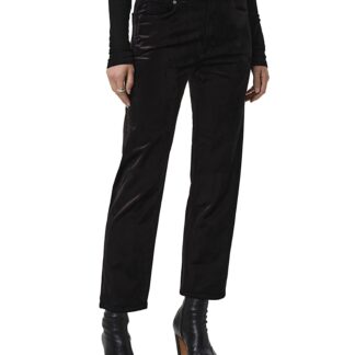 Citizens of Humanity Delfina High Rise Straight Leg Jeans in Black