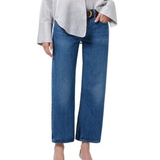 Citizens of Humanity Faye Mid Rise Vintage Straight Leg Jeans in Azure Blue