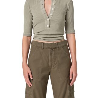 Citizens of Humanity Nali Short Sleeve Henley Top