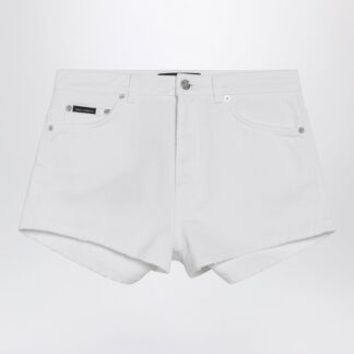 Cotton denim shorts