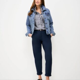 Crew Clothing Cotton Rich Denim Western Jacket Light Blue