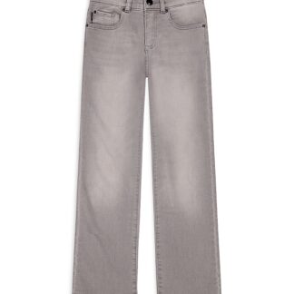 DL1961 Boys' Benji Straight Jeans in Washed Grey Knit - Big Kid