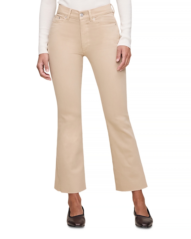 DL1961 Bridget Boot High Rise Instasculpt Ankle Jeans in Almond