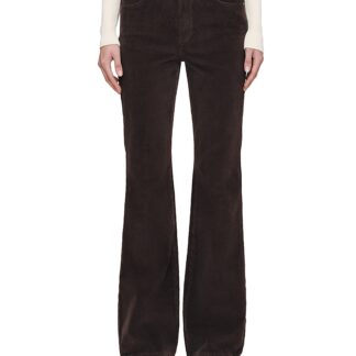 DL1961 Bridget Boot High Rise Instasculpt Corduroy Jeans in Meteorite