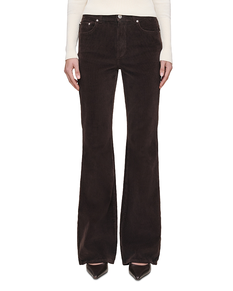 DL1961 Bridget Boot High Rise Instasculpt Corduroy Jeans in Meteorite