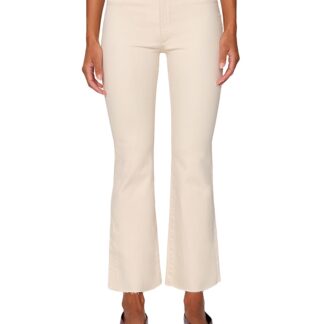 DL1961 Bridget Bootcut High Rise Instasculpt Crop Jeans in Flax