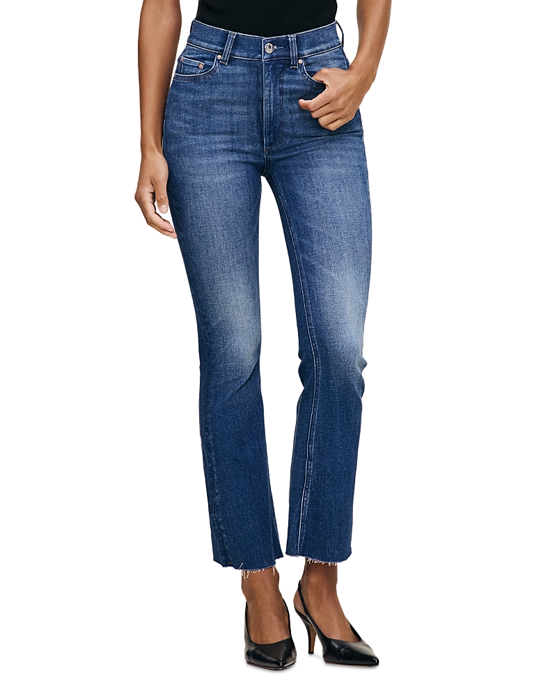 DL1961 Bridget Bootcut High Rise Instasculpt Crop Jeans in Hulton