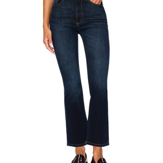 DL1961 Bridget High Rise Instasculpt Crop Bootcut Jeans in Thunderbird