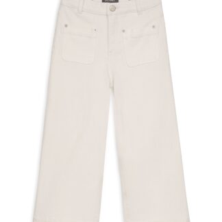 DL1961 Girls' Lily Wide Leg Jeans in White Tide - Big Kid