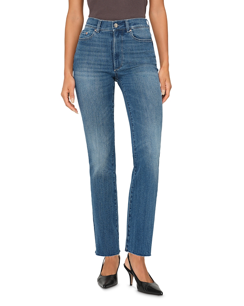 DL1961 Halle Instasculpt High Rise Straight Leg Jeans in Palm Springs