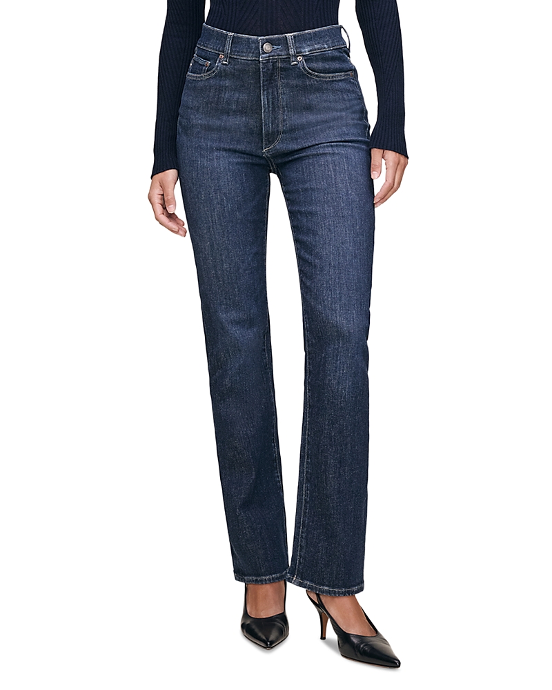 DL1961 Halle Straight High Rise Instasculpt Jeans in Crescent Harbor