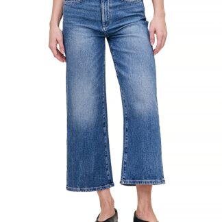 DL1961 Hepburn High Rise Wide Leg Petite Jeans in Driggs