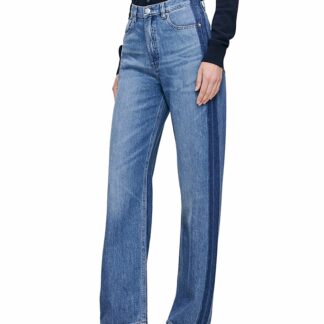 DL1961 Karmine Refined Wide Leg SculptSystem Aura High Rise Jeans in North Shore