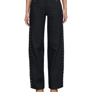 DL1961 Kaylen Soft Curve High Rise Jeans in Eternity Embellished