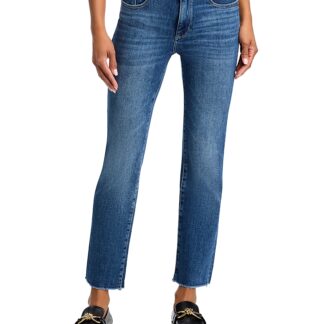 DL1961 Mara Straight Mid Rise Instasculpt Ankle Jeans in Chancery