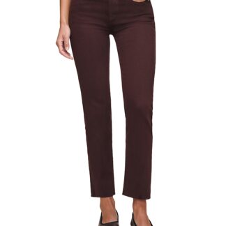 DL1961 Mara Straight Mid Rise Instasculpt Ankle Jeans in Fig