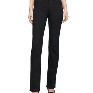 DL1961 Mara Straight Mid Rise Instasculpt Jeans Black